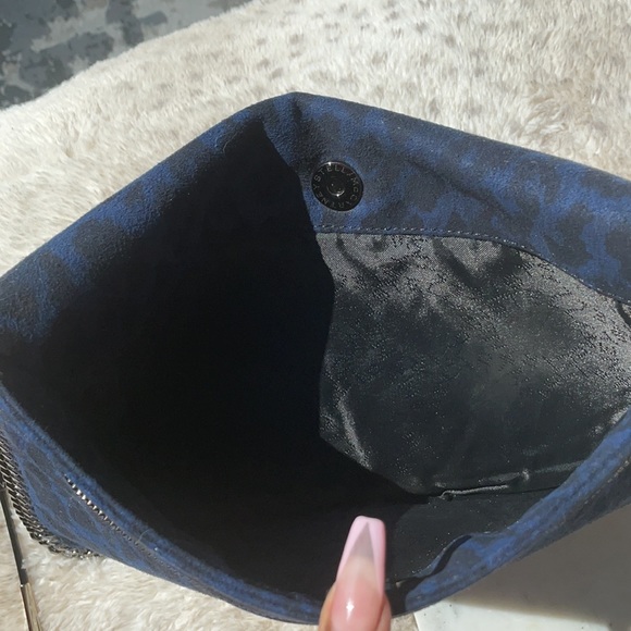 Stella McCarthy Falabella blue animal print Clutch - Picture 8 of 11